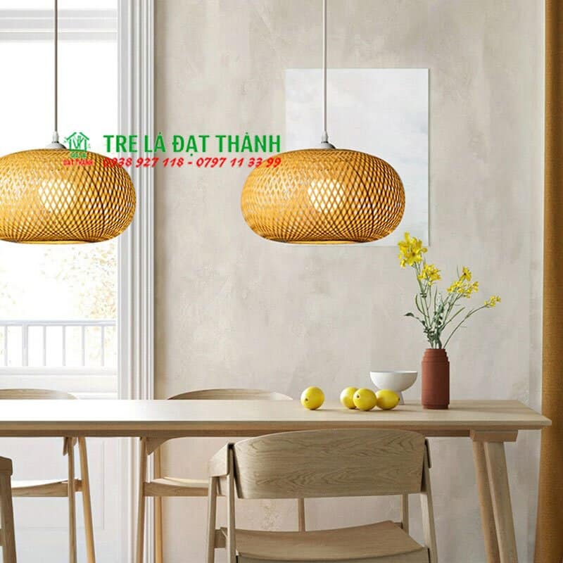 Lồng Đèn Tre Bí Tròn 1 Lớp - DMT011